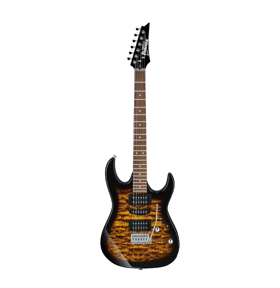 Ibanez GRX70QA-SB Electric Guitar with Gig Bag - Sunburst